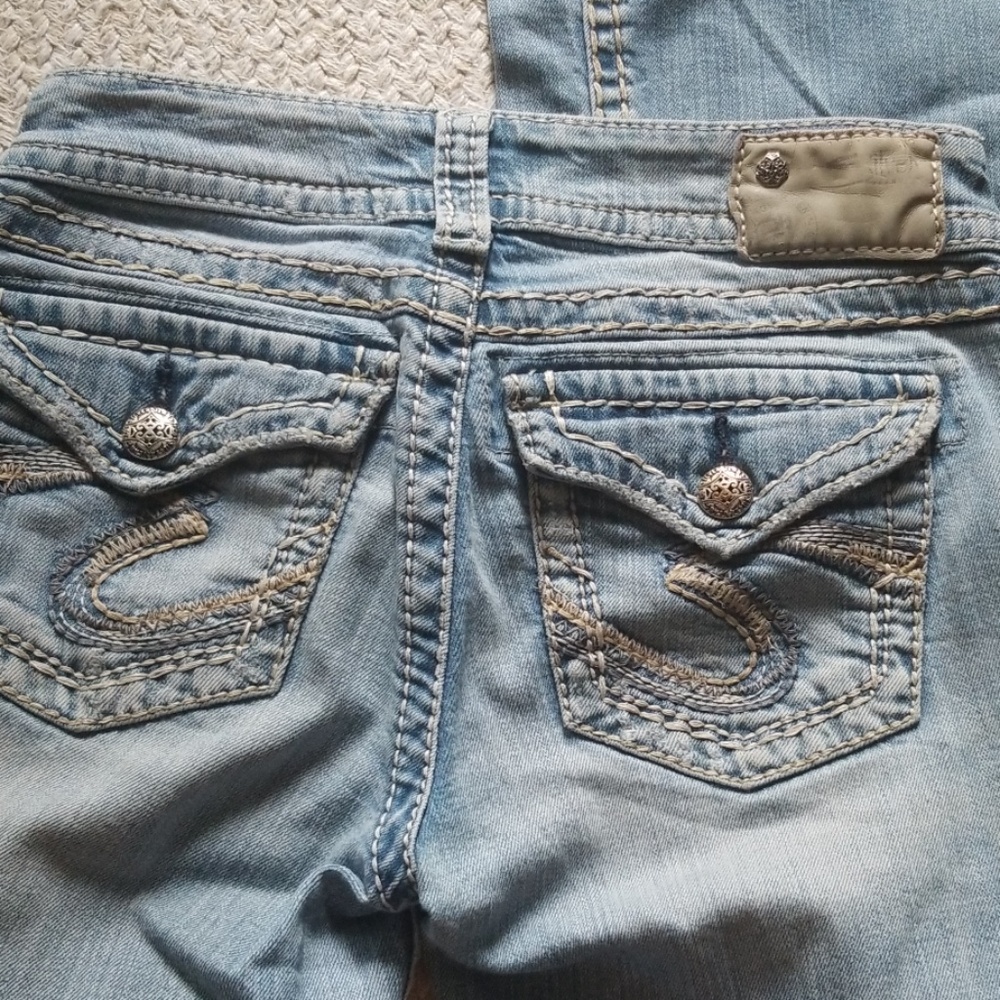 Silver jeans